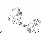 Схема вузла: Переднє колесо cover для Honda GL1500 Gold Wing Interstate