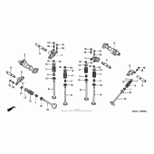 Схема вузла: Шток & Клапан для Honda VTX1800