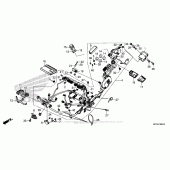 Схема вузла: Електрообладнання для Honda CBR1000 CBR1000RR (ABS) Fireblade