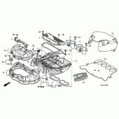 Схема узла: Воздушный фильтр для Honda CBR1000 CBR1000RR (ABS) Fireblade