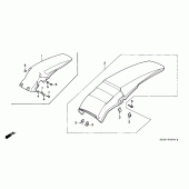 Схема узла: Заднее крыло для Honda CR250