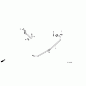 Схема вузла: Air path pipe (SW) для Honda VT600 Shadow VLX