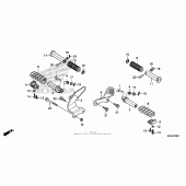 Схема узла: Step (1) для Honda VT750 Shadow Spirit