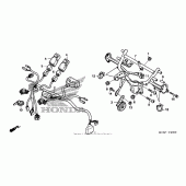 Схема вузла: Cowl stay для Honda ST1300 Pan-European Police