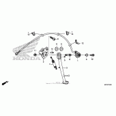 Схема вузла: Підставка для Honda CBR600 CBR600RR