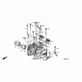 Схема вузла: Клапанна кришка для Honda XR650