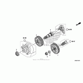 Схема вузла: Final gear для Honda CTX1300