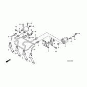 Схема вузла: Котушка запалювання для Honda CBF600