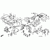 Схема вузла: Електрообладнання для Honda CB900 Hornet