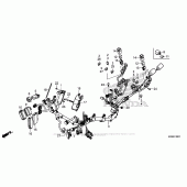 Схема вузла: Електрообладнання для Honda VFR800 Interceptor Deluxe