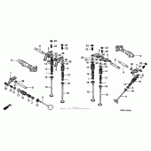 Схема узла: Распредвал для Honda VT600 Shadow VLX Deluxe