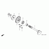 Схема вузла: Балансир для Honda CRF250 CRF250R