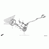 Схема вузла: Генератор для Honda CRF150 CRF150RB