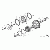 Схема вузла: Зчеплення для Honda CB900 919