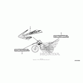 Схема вузла: Mark для Honda CRF150 CRF150F