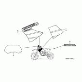 Схема вузла: Stripes ( `01) для Honda XR650