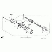 Схема узла: Стартер электрический для Honda CB600F 599