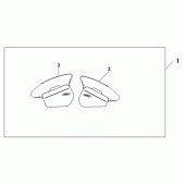 Схема узла: Pannier inner bag set для Honda NT700 Deauville