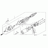 Схема вузла: Стартер електричний для Honda GL1800 Gold Wing F6B Bagger