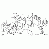 Схема вузла: Акумулятор для Honda VT750 Shadow ACE