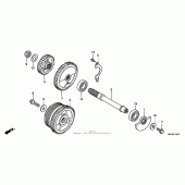 Схема вузла: Балансир для Honda VTX1800