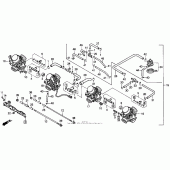 Схема узла: Карбюратор в сборе для Honda CBR900RR CBR919RR Fireblade