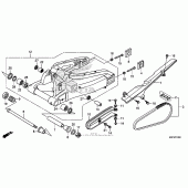Схема вузла: Задній важіль (Маятник) для Honda CBR600 CBR600RR