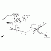Схема узла: Педаль(Лапка) для Honda ST1300 Pan-European