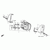 Схема узла: Перед. головка цилиндра cover для Honda VT125 Shadow