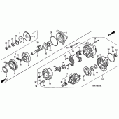 Схема узла: Генератор (ST1100PT) для Honda ST1100 Pan-European Police