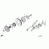 Схема узла: Привод стартера для Honda ST1100 Pan-European