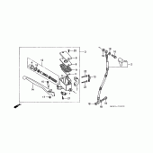 Схема вузла: Передній гальмівний циліндр для Honda GL1500 Gold Wing Special Edition