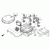 Схема узла: Воздушный фильтр для Honda ST1300 Pan-European