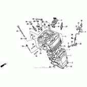 Схема вузла: Циліндр (fr.) Для Honda NT650 Hawk GT