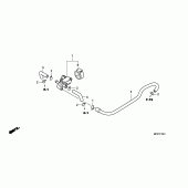 Схема вузла: Система вентиляція картера для Honda CB1000 CB1000R