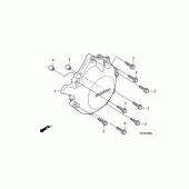 Схема вузла: Ac generator cover для Honda CBF1000