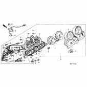 Схема вузла: Панель приладів для Honda XL1000V Varadero