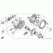 Схема узла: Final driven gear (ST1300) для Honda ST1300 Pan-European