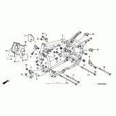 Схема вузла: Рама для Honda VTX1300