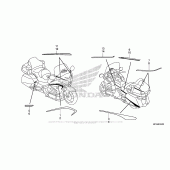 Схема узла: Наклейки для Honda GL1800 Gold Wing