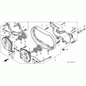 Схема вузла: Фара для Honda XRV750 Africa Twin