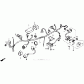 Схема вузла: Електрообладнання для Honda NX250