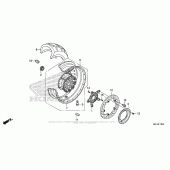 Схема вузла: Заднє колесо для Honda VFR1200 Crosstourer