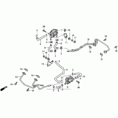 Схема вузла: Air suction valve 94-97 для Honda VFR750F Interceptor