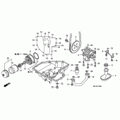 Схема вузла: Масляний насос & Піддон для Honda CB1300 Super Four