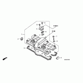 Схема вузла: Клапанна кришка для Honda CB1300 Super Four