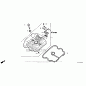 Схема вузла: Клапанна кришка для Honda CRF250 CRF250RL Rally