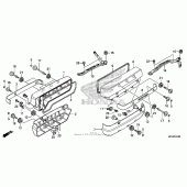 Схема узла: Клапанная крышка для Honda GL1800 Gold Wing