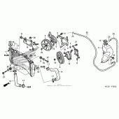 Схема вузла: Радіатор для Honda ST1300 Pan-European Police