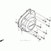 Схема вузла: Кришка генератора для Honda CBR900RR CBR919RR Fireblade